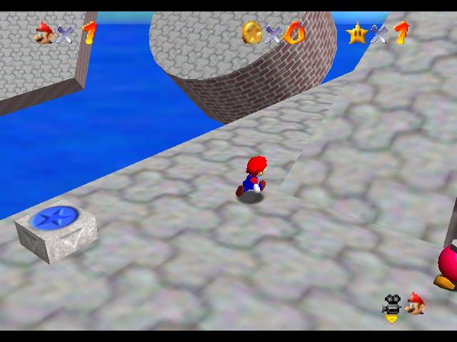 Super Mario 64 - Bob Omb Richard Mastertest Screenthot 2